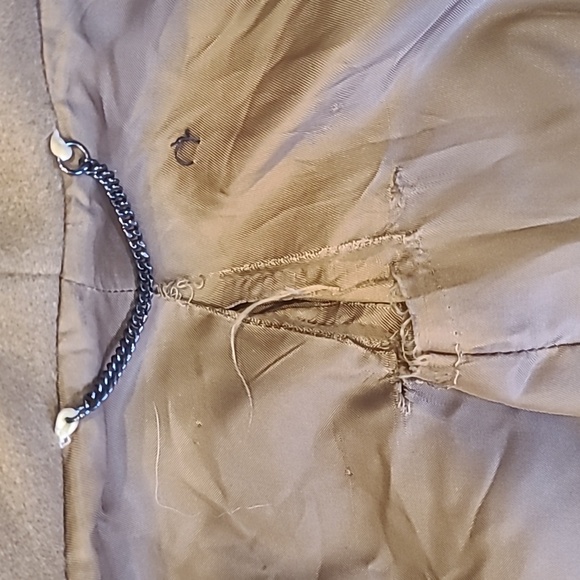 EUC, Wilfred Wool/cashmere Coat, No Sz Tag. Tan Belted, Pockets. 16 ptp - Picture 11 of 11